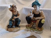 Lot of two Vintage “Cobbler at work” figurines