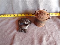 cast iron bottle opener and pot