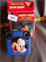 Mickey Mouse am/fm radio in box