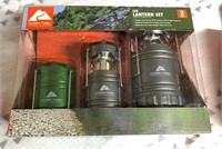 Ozark Trail LED lantern set of three pack, three