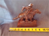 WINCHESTER CAST IRON GUY ON HORSE