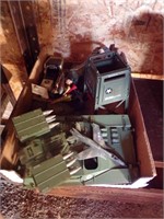 BOX OF ARMY TOYS