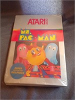 1982 MS PAC MAN ATARI GAME IN ORIGINAL BOX/WRAPPER