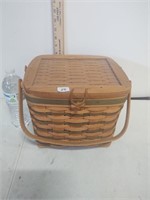 large longerberger basket with liner