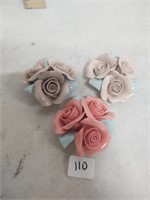 New ceamic small rose figures