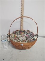 longaberger basket with liner & protector