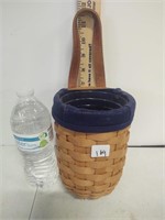small longaberger with protector & liner