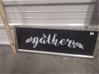 New Gather wall picture 27 inches long