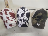 3 New Hats (great gift)
