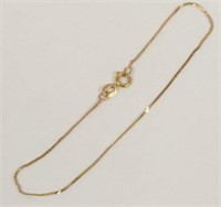 (WW) Dainty Ladies 14K Yellow Gold Bracelet,