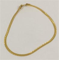 (WW) Ladies 14K Yellow Gold Bracelet, weighs 1.5