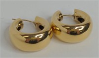(WW) Ladies 14K Yellow Gold Earrings, total