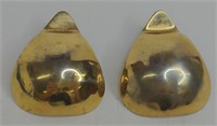 (XX) Sterling Silver Gold Tone Earrings