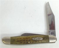(AW) Case XX 2000 Green Bone Stockman Knife 6347