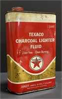 (AF) Vintage 1 Quart Texaco Charcoal Lighter