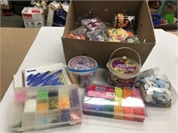 Box Lot ~ Crafting Goodies *Beads/Foam/Sketch
