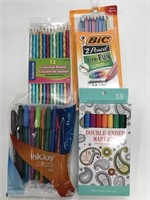 New Pens, Pencils, Markers Plus