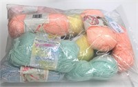 Lot ~ Assorted Pastel Coloured Yarns