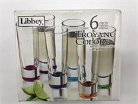 Libbey Troyano Colours Shot Glasses