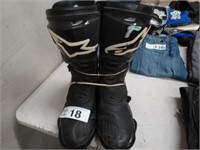 Alpinestars Motorcycle Boots, Size 47