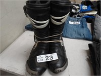Axo Motorcycle Boots, Size 43