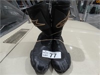Alpinestars Motorcycle Boots, Size 45