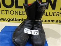 Falco Motorcycle Boots, Size 46