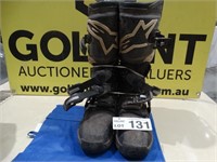 Alpinestars Tech 3 Motorcycle Boots, Size 9
