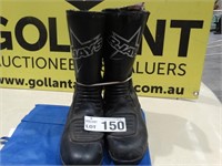 Rjays Motorcycle Boots Size 45