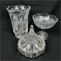 3 x Crystal and Glass Pieces