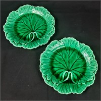 2 x Vtg Wedgwood 7-7/8" Cabbage Plates