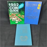 3 x Vintage Coin Price Guides