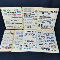 7 Pages of US Stamps