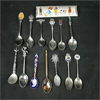 13 x Vintage Collector Spoons - Rolex ++