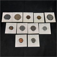 11 x Various International Coins