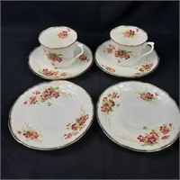 Sutherland Bone China Cups and Saucers