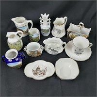 13 x Souvenir Ceramic Pieces