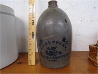 stoneware jug, T.P.Reppert, Greensboro, Pa