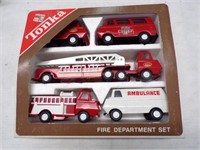 Tonka metal Fire Dept Set