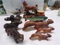 Porcelain / Bisque  animals