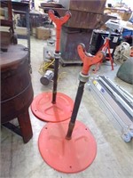 2  professional Ridgid pipe holding stands