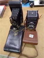 Rolleicord and USE Autographic cameras