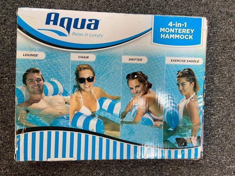 Aqua 4-in-1 Monterey Hammock Inflatable Pool Float