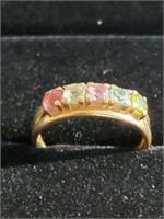 14k Ring Gemstones Size 7.5