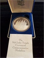 Salt Lake Temple Silver Coin