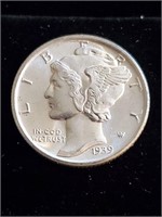 1939-D Mercury Dime (Mint)