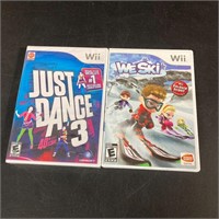 Lot 2 Games Nintendo Wii Just Dance 3 We Ski