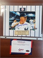 MICKEY MANTLE SIGNED AUTOGRAPHED PHOTO