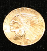 1915 2 1/2 Dollar Gold Coin