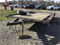 18FT X X8' TANDEM AXLE DECK OVER UTILITY TRAILER